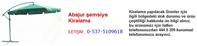 İstanbul abajur şemsiye kiralama İletişim Tlf ; 0 544 929 08 35