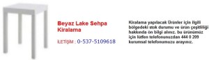 İstanbul beyaz lake sehpa kiralama İletişim Tlf ; 0 544 929 08 35