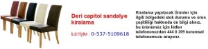 İstanbul deri capitol sandalye kiralama İletişim Tlf ; 0 544 929 08 35