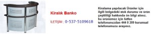 İstanbul kiralık banko İletişim Tlf ; 0 544 929 08 35