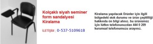 İstanbul kolçaklı siyah seminer form sandalyesi kiralama İletişim Tlf ; 0 544 929 08 35