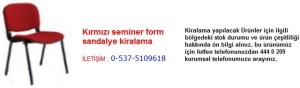İstanbul kırmızı seminer form sandalye kiralama İletişim Tlf ; 0 544 929 08 35