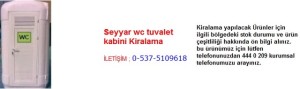 İstanbul seyyar wc tuvalet kabini kiralama İletişim Tlf ; 0 544 929 08 35